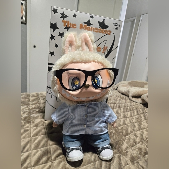 Pop Mart THE MONSTERS FLIP WITH ME Vinyl Plush , Doll Used For Display Only - Picture 2 of 7